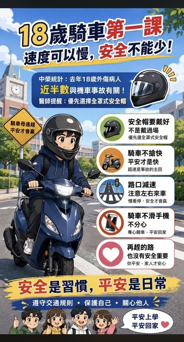 18歲騎車第一課圖片